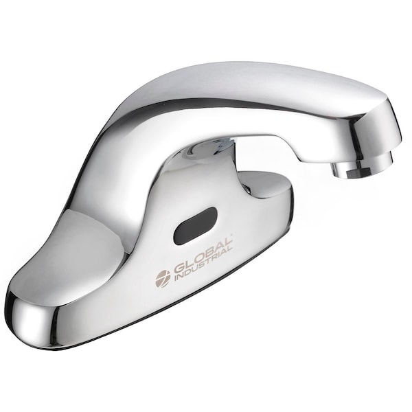 Global Industrial Sensor Bathroom Sink Faucet, 0.5 GPM, Chrome 732416 - main